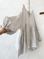 画像10: MARCHE' DE SOEUR／ギャザープルオーバー・リネンガーゼ (10)