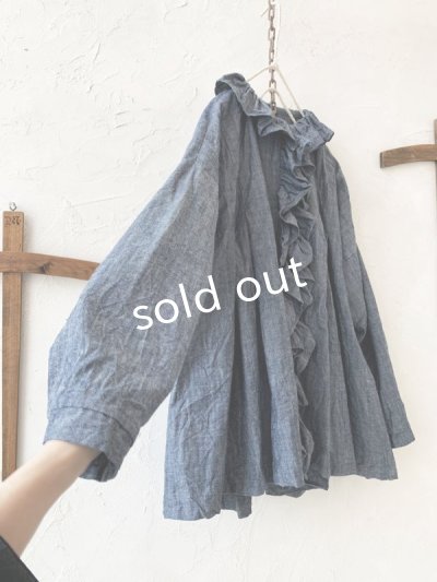 画像11: MARCHE' DE SOEUR/フローフリルジャケット・ダンガリー