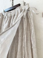 画像3: MARCHE' DE SOEUR／タブリエパンツ長め丈・リネンガーゼ (3)