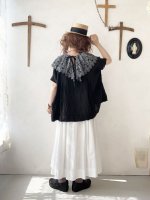 画像2: MARCHE' DE SOEUR／大きなスカラップレース襟のプルオーバー (2)