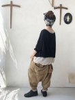 画像4: MARCHE' DE SOEUR／ベルギアンリネンカーディガン・ブラック (4)