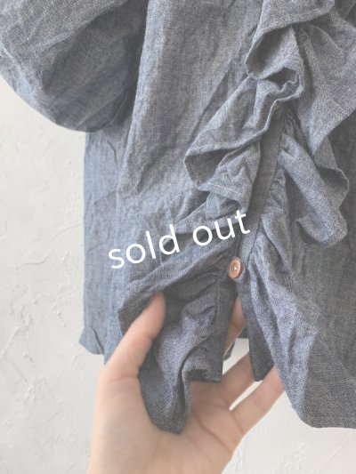 画像10: MARCHE' DE SOEUR/フローフリルジャケット・ダンガリー