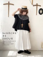 画像1: MARCHE' DE SOEUR／大きなスカラップレース襟のプルオーバー (1)