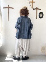 画像13: MARCHE' DE SOEUR／タブリエパンツ・ヘリンボン生成り (13)