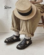 画像8: Diu／本革パルミエサンダル・ブラック (8)