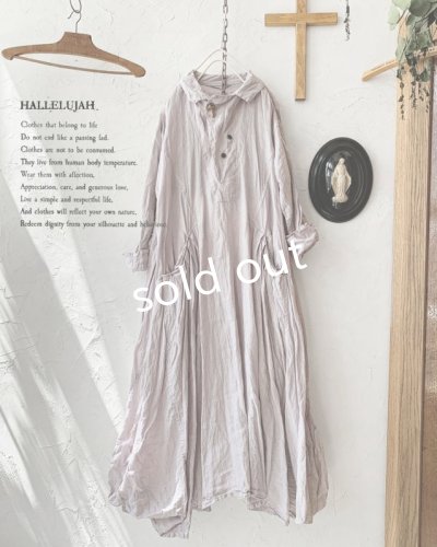画像3: HALLELUJAH/Robe de Berger 羊飼いのローブ・light gray