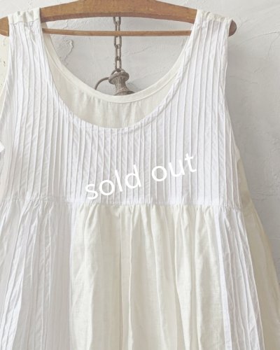 画像5: shizuka's & MARCHE3点セット/ロベリアのドレス・ホワイト(前スリットタイプ)