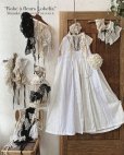 画像1: shizuka's & MARCHE３点セット／ロベリアのドレス・ホワイト（前スリットタイプ） (1)