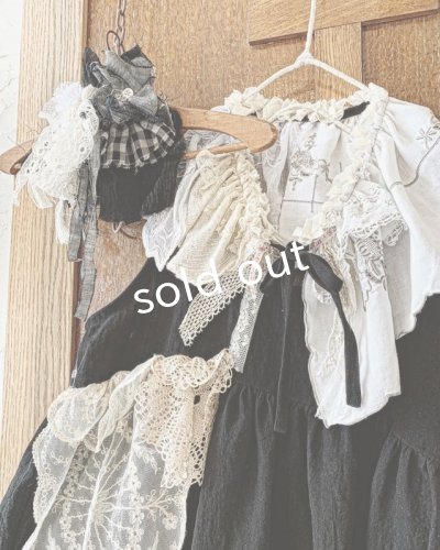画像8: 【特別版】shizuka's & MARCHE3点セット/ロベリアのドレス・アンティークレースB(前スリットタイプ)