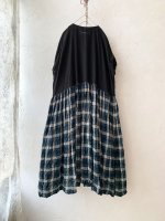 画像6: MARCHE' DE SOEUR／ギャザーポケットワンピース・緑チェック (6)