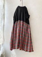 画像8: MARCHE' DE SOEUR／ギャザーポケットワンピース・赤チェック (8)