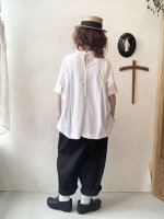 画像11: MARCHE' DE SOEUR／スタンドカラー半袖プルオーバー・オフ (11)