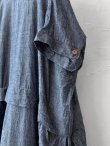 画像4: MARCHE' DE SOEUR／タックポケットワンピース・シャンブレー×ネイビーポケット (4)