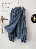 画像1: MARCHE' DE SOEUR／タブリエパンツ・シャンブレー (1)