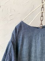 画像5: MARCHE' DE SOEUR／タックポケットワンピース・シャンブレー×ネイビーポケット (5)