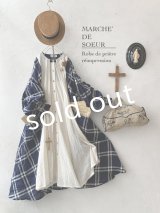 MARCHE' DE SOEUR／祈りのワンピース・フレンチチェック