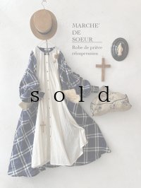 MARCHE' DE SOEUR／祈りのワンピース・フレンチチェック