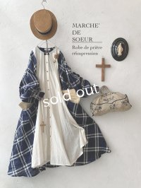 MARCHE' DE SOEUR／祈りのワンピース・フレンチチェック