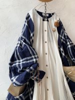 画像3: MARCHE' DE SOEUR／祈りのワンピース・フレンチチェック (3)