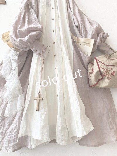 画像3: MARCHE' DE SOEUR/祈りのワンピース・くすみピンク