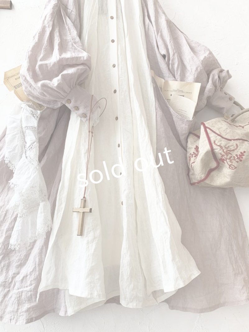 画像3: MARCHE' DE SOEUR／祈りのワンピース・くすみピンク (3)