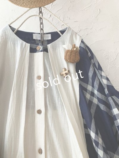 画像6: MARCHE' DE SOEUR／祈りのワンピース・フレンチチェック