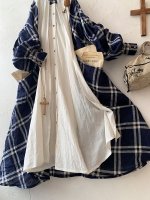 画像4: MARCHE' DE SOEUR／祈りのワンピース・フレンチチェック (4)