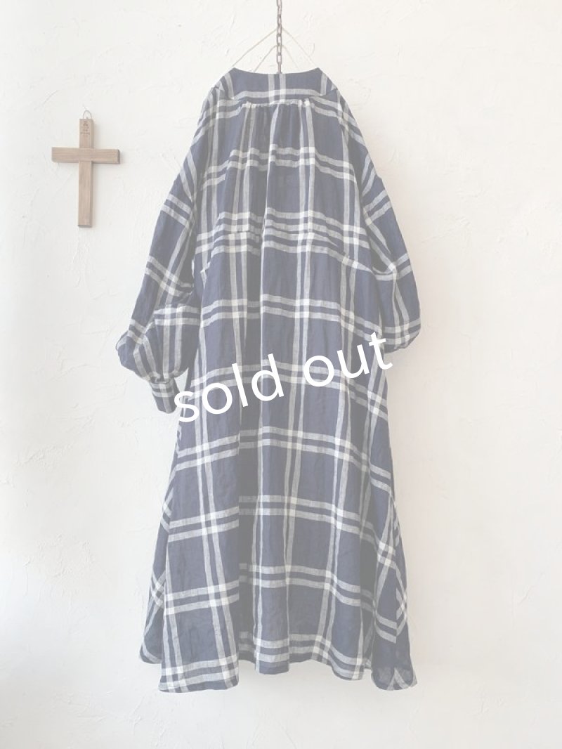 画像9: MARCHE' DE SOEUR／祈りのワンピース・フレンチチェック (9)