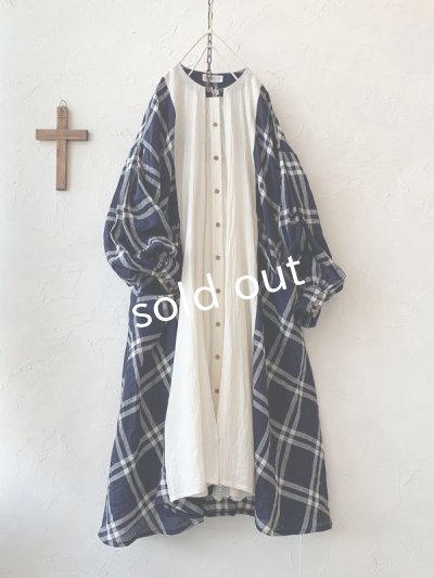 画像7: MARCHE' DE SOEUR／祈りのワンピース・フレンチチェック