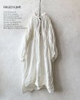 画像1: HALLELUJAH／1890's Bourgeron 羊飼いシャツワンピース・Off White（110cm丈） (1)