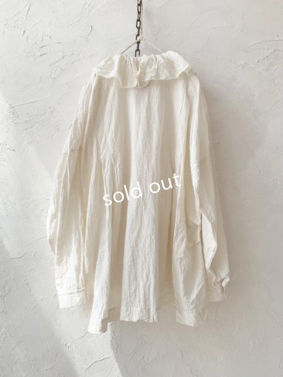 画像2: MARCHE' DE SOEUR／フローフリルブラウス・ミルク