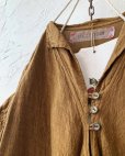 画像5: HALLELUJAH／Robe de femme de chambre 小間使いローブ衿付・antique-brown（110cm丈）