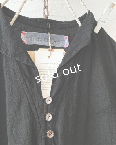 画像4: HALLELUJAH／Robe de femme de chambre 小間使いローブ衿付・black（110cm丈）