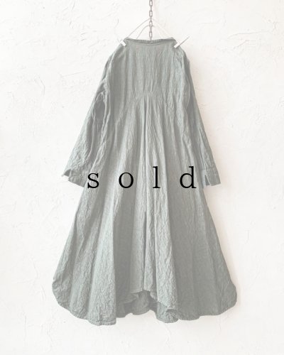 画像2: HALLELUJAH／Robe de femme de chambre 小間使いローブ衿付・khaki