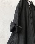 画像5: HALLELUJAH／Robe de femme de chambre 小間使いローブ衿付・black（110cm丈） (5)