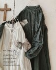 画像12: HALLELUJAH／1890's Bourgeron 羊飼いシャツワンピース・khaki（105cm丈）