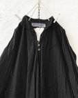 画像3: HALLELUJAH／Robe de femme de chambre 小間使いローブ衿付・black（110cm丈）