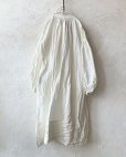 画像2: HALLELUJAH／1890's Bourgeron 羊飼いシャツワンピース・Off White（110cm丈） (2)