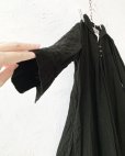 画像6: HALLELUJAH／Robe de femme de chambre 小間使いローブ衿付・black（110cm丈）