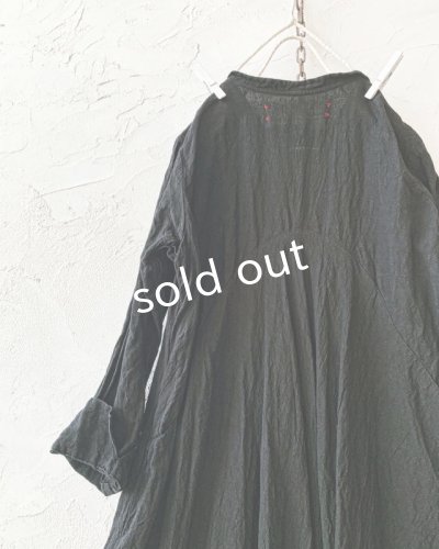 画像8: HALLELUJAH／Robe de femme de chambre 小間使いローブ衿付・black（110cm丈）