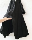 画像7: HALLELUJAH／Robe de femme de chambre 小間使いローブ衿付・black（110cm丈）