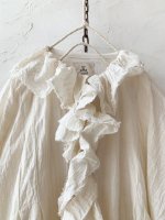 画像3: MARCHE' DE SOEUR／フローフリルブラウス・ミルク (3)