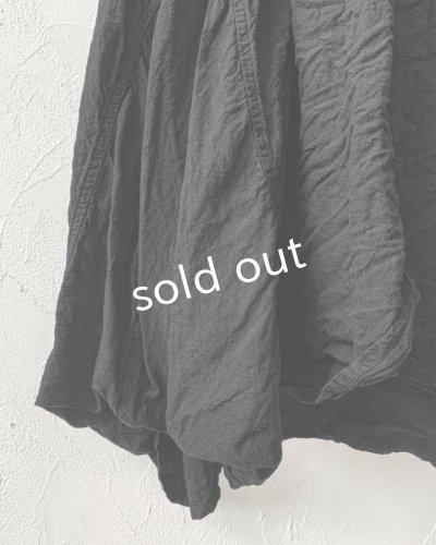 画像9: HALLELUJAH／Robe de femme de chambre 小間使いローブ衿付・black（110cm丈）