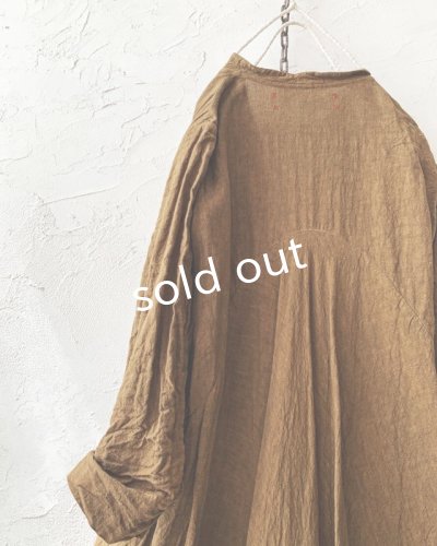 画像7: HALLELUJAH／Robe de femme de chambre 小間使いローブ衿付・antique-brown