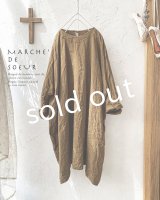 MARCHE' DE SOEUR／スモックチュニック・アンティークブラウン