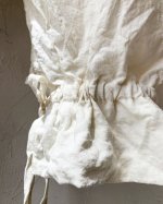 画像10: MARCHE' DE SOEUR／裾紐サルエルパンツ・アンティークホワイト (10)