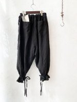 画像6: MARCHE' DE SOEUR／裾紐サルエルパンツ・ヴィンテージブラック (6)