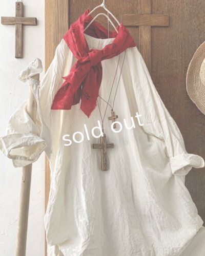 画像8: MARCHE' DE SOEUR／スモックチュニック・アンティークホワイト