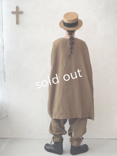 画像15: MARCHE' DE SOEUR／スモックチュニック・アンティークブラウン