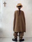 画像15: MARCHE' DE SOEUR／裾紐サルエルパンツ・アンティークブラウン (15)